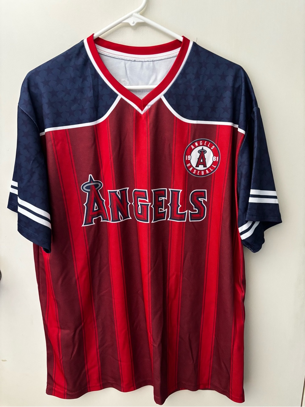 Red & Navy Baseball Jersey